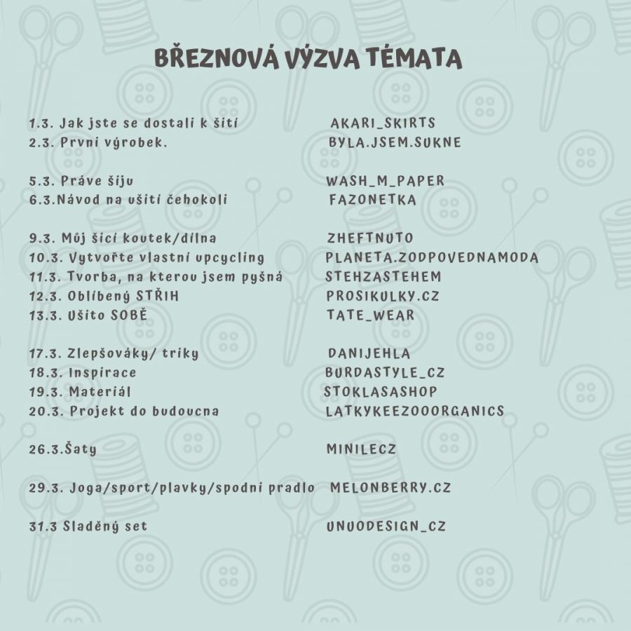 březnová témata březnová témata